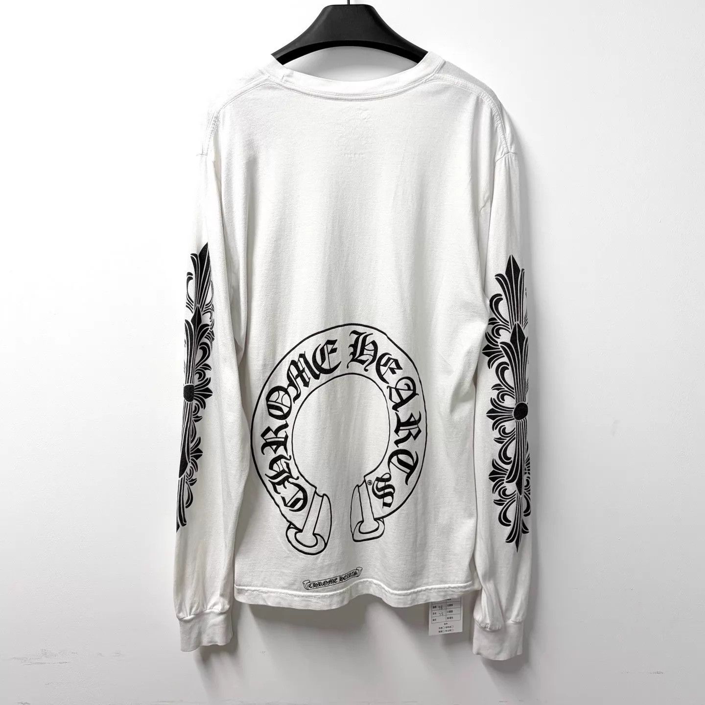 Chrome Hearts Chrome Hearts White Horseshoe Long Sleeve L Size US L / EU 52-54 / 3 - 2 Thumbnail