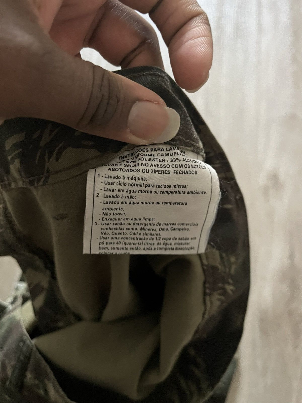 Vintage 1998 Original Brazil Army Issue Lizard Camo Trousers Size US 32 / EU 48 - 7 Thumbnail