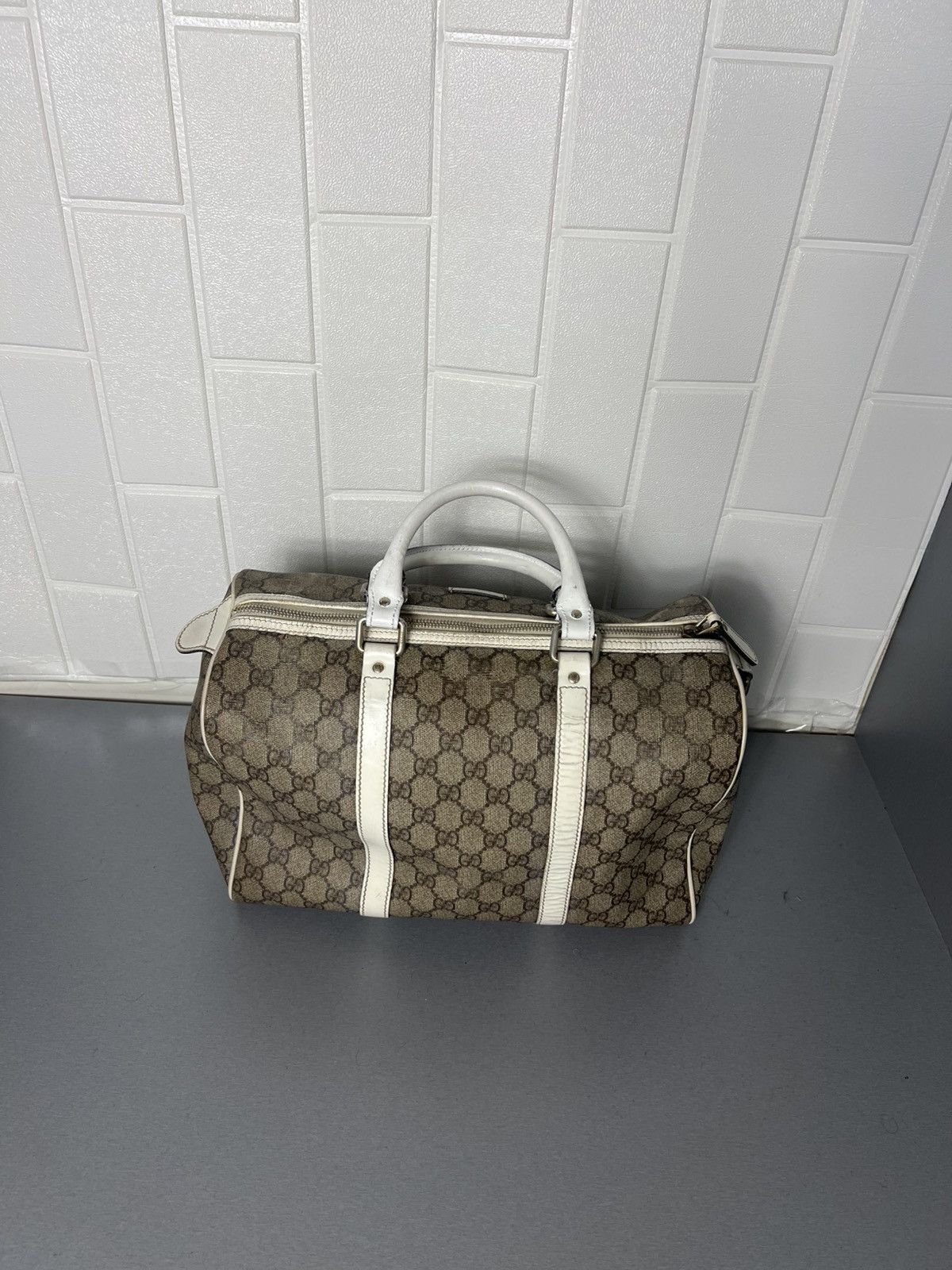 Gucci × Vintage VERY RARE GUCCI MONOGRAM BAG ITALIAN DESIGNER RETRO Y2K 90s Size ONE SIZE - 4 Thumbnail