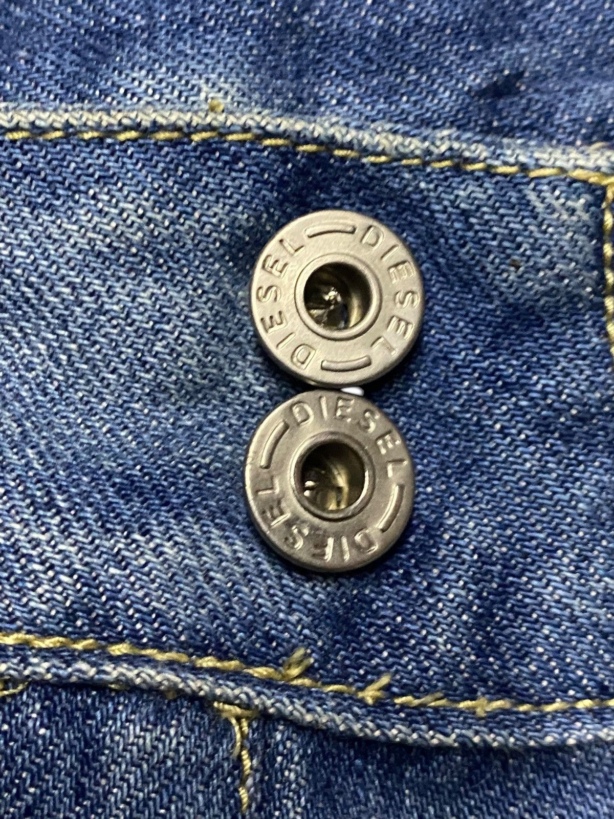 Tornado Mart Vintage Diesel Faded Wash Flare Style Jeans Size US 30 / EU 46 - 9 Thumbnail