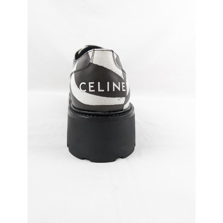 Celine o1rshd Leather Spiders Loafers in Black / White Size US 11 / EU 44 - 13 Thumbnail