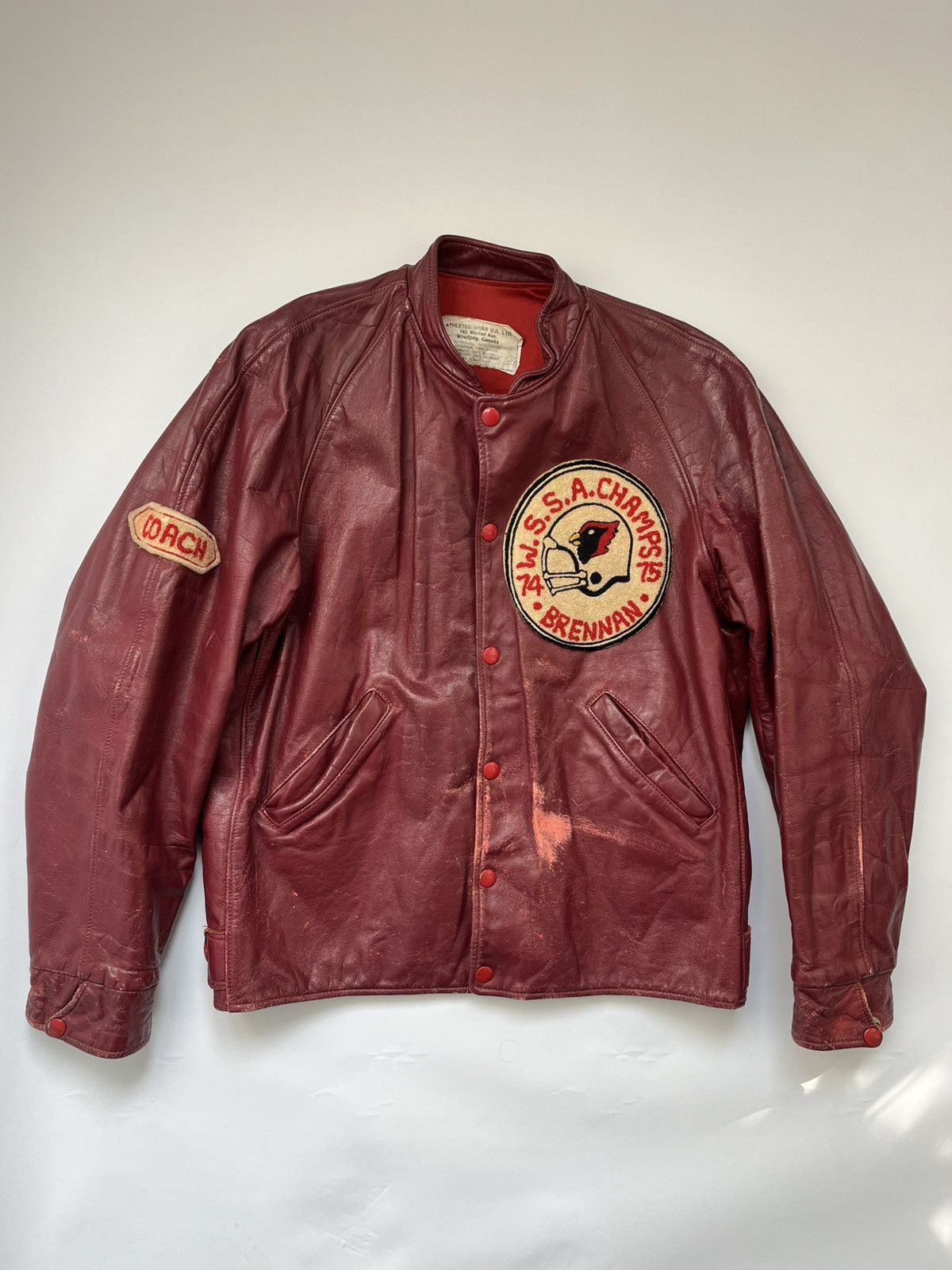 Other Vintage 70’s leather varsity jacket Size US M / EU 48-50 / 2 - 1 Thumbnail
