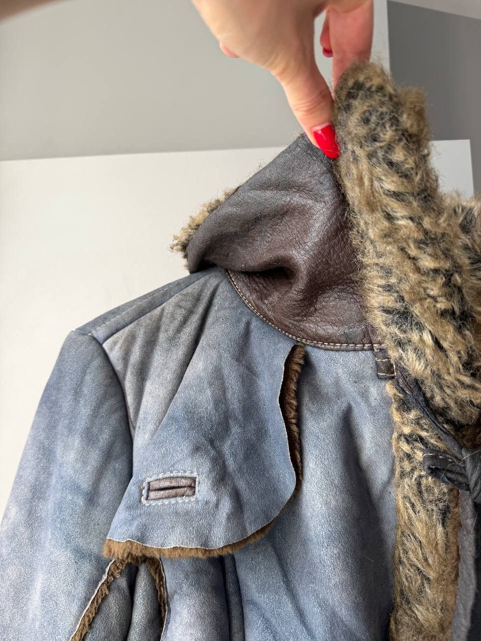If Six Was Nine Miss Sixty Vintage Shearling Jacket Size S / US 4 / IT 40 - 3 Thumbnail