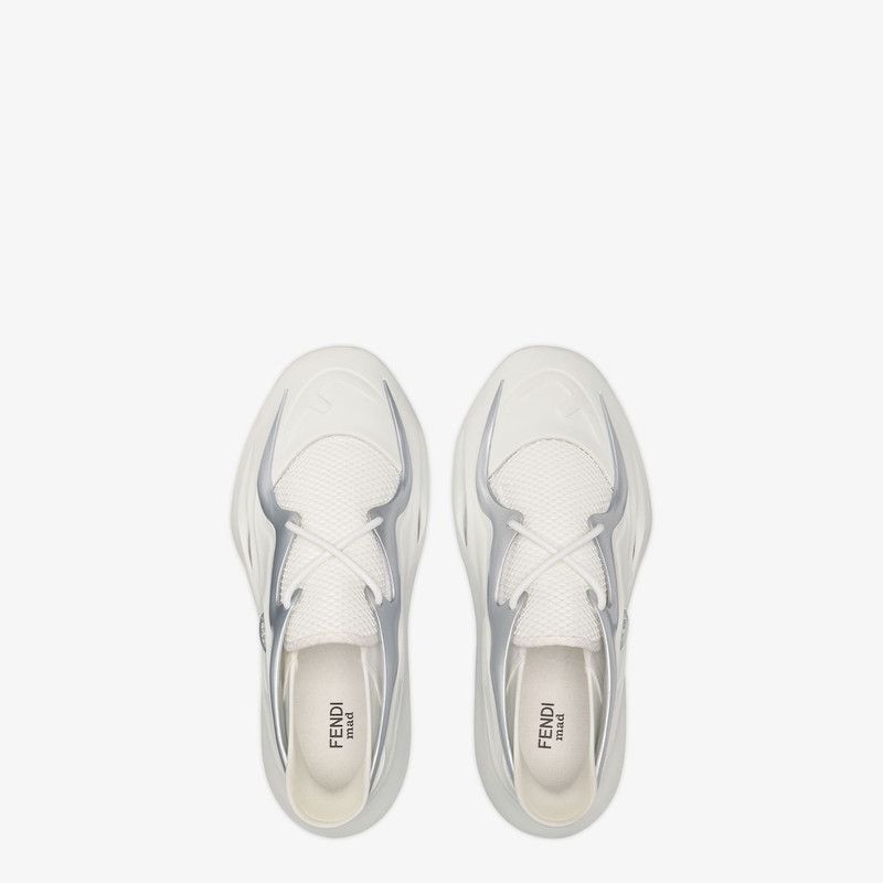Fendi o1s1wg111225 Fendi Mad Sneakers in White Size US 9 / EU 42 - 5 Thumbnail