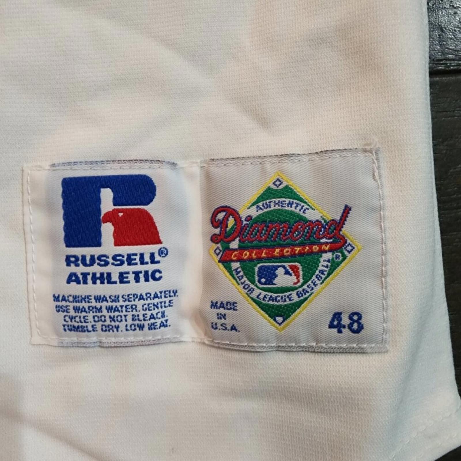 Russell Athletic Atlanta Braves jersey. Diamond Collection. Russell Size 48 Size US L / EU 52-54 / 3 - 7 Thumbnail