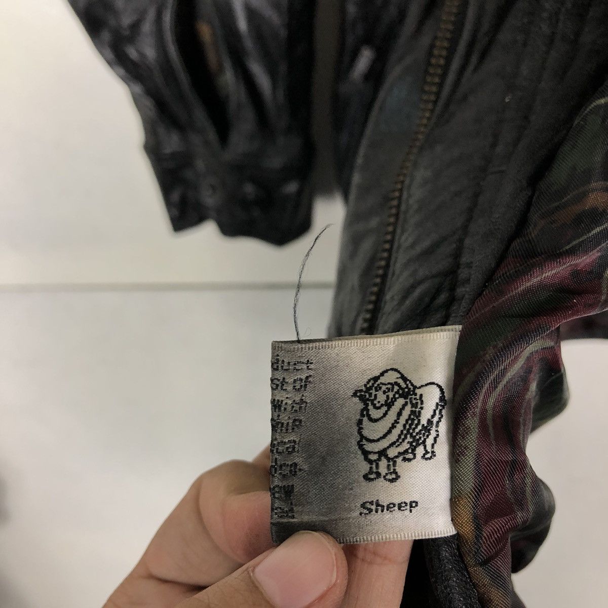 Japanese Brand 🔥Vtg Sheepskin Leather Jacket Nabornon Inspire Undercover Size US M / EU 48-50 / 2 - 20 Thumbnail