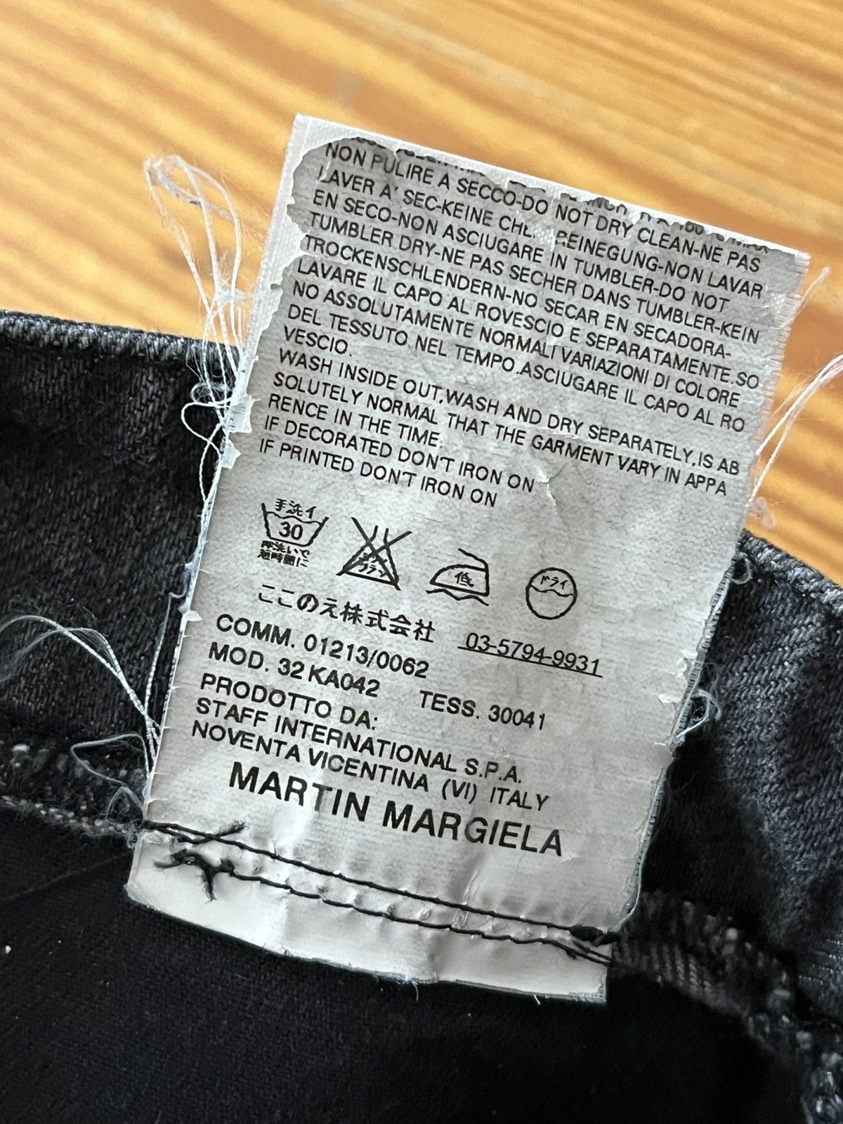 Maison Margiela Archive Maison Margiela 6 Flared Denim Pants Gray Size US 32 / EU 48 - 8 Thumbnail