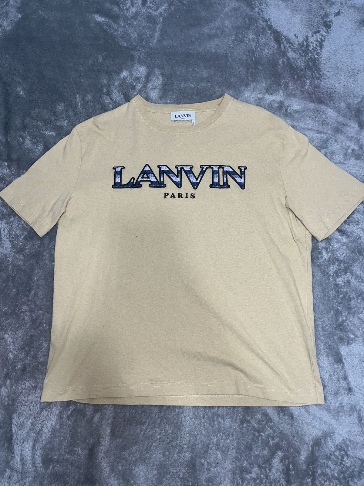 Lanvin Lanvin Curb logo T-Shirt Size US M / EU 48-50 / 2 - 2 Thumbnail
