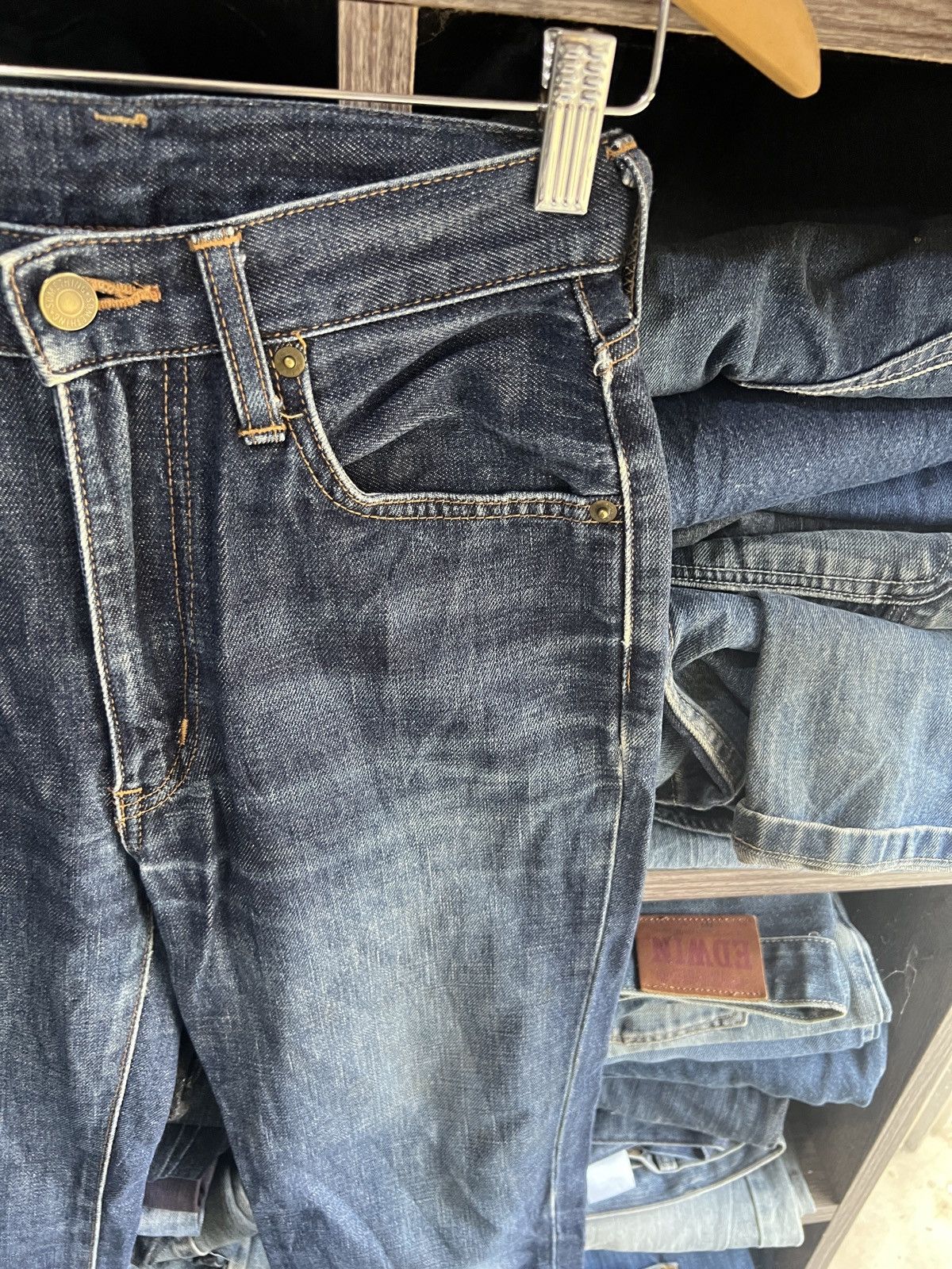 Edwin 🔥Something by Edwin Distressed Denim Size US 26 / EU 42 - 6 Thumbnail