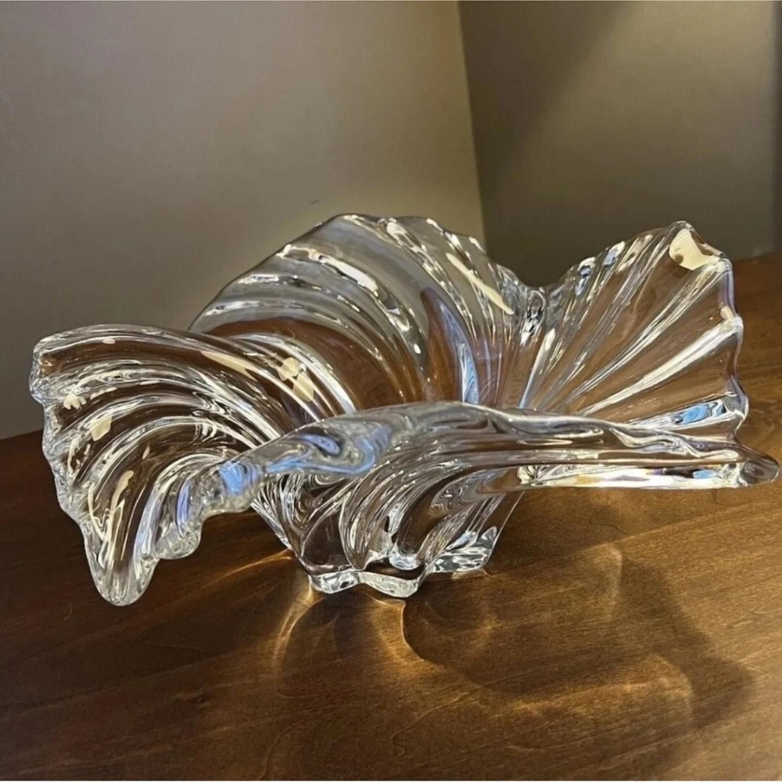 Other MIKASA Belle Epoque Bowl EUC Elegant Glass Art Sculptur Size ONE SIZE - 3 Thumbnail