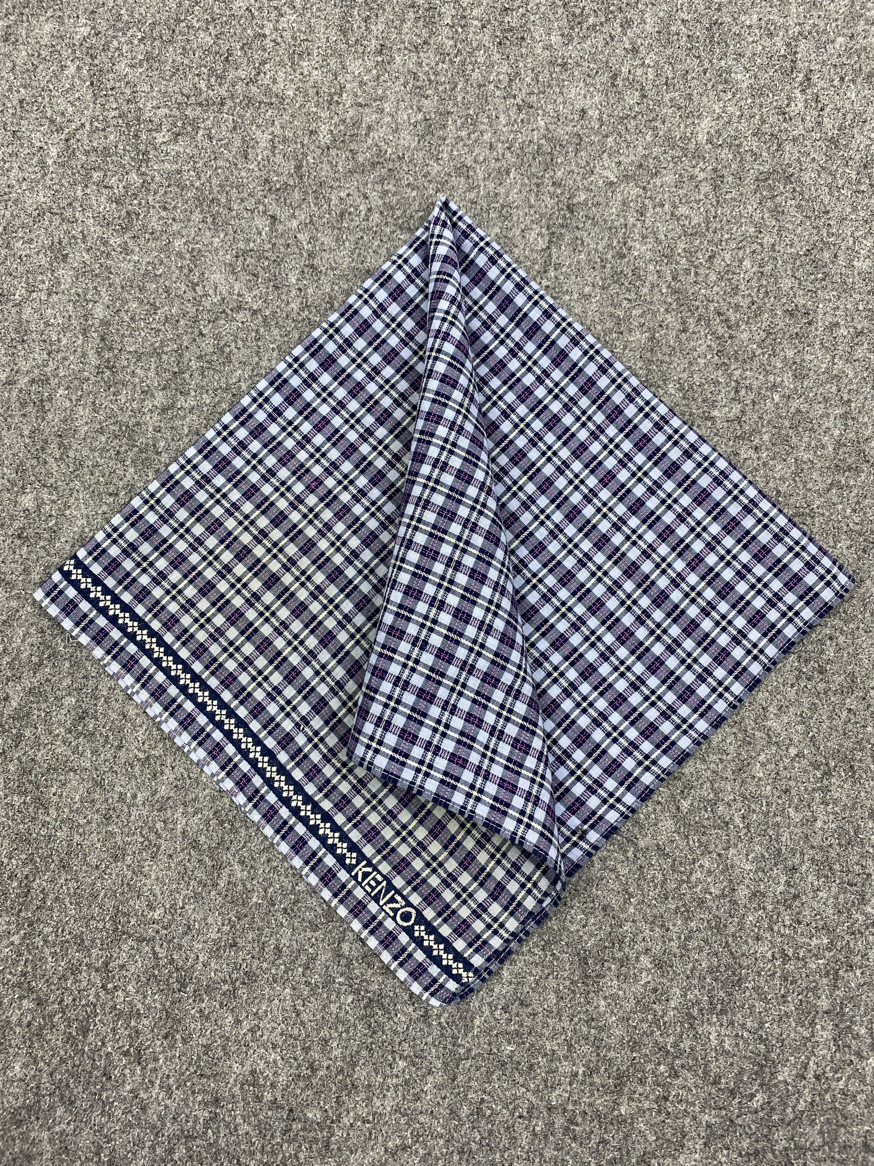 Kenzo × Vintage Kenzo Handkerchief / Bandana / Neckerchief HKC0321 Size ONE SIZE - 3 Thumbnail