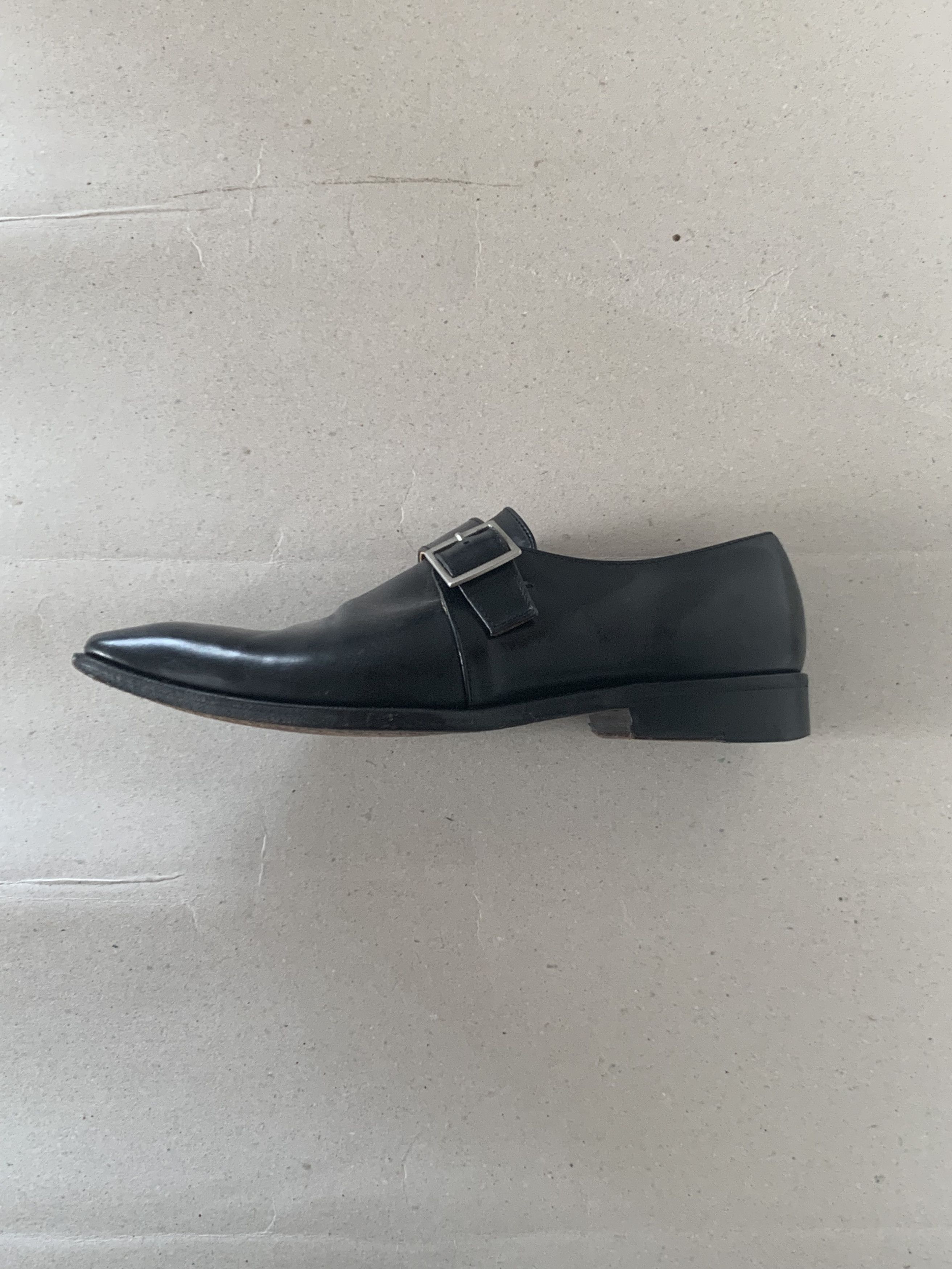 Comme des Garcons Junya Watanabe Comme des Garçons | Black Buckle Loafers Size US 5.5 / EU 38 - 4 Thumbnail