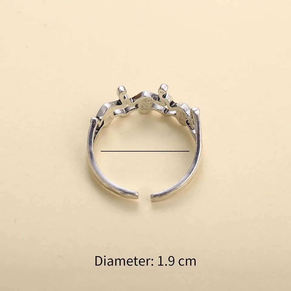 Jewelry × Vintage Retro Frog Opening Adjustable Alloy Ring Size ONE SIZE - 6 Thumbnail