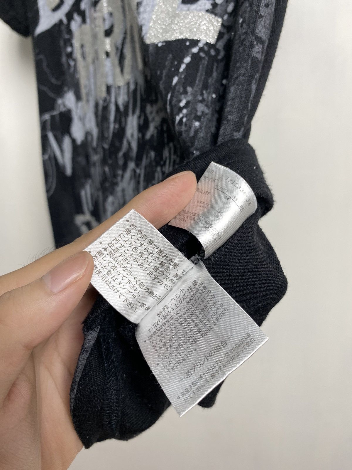 If Six Was Nine × Japanese Brand × Le Grande Bleu (L.G.B.) Dangerous Warning Poem Rock Gothic Tshirt Size US S / EU 44-46 / 1 - 5 Thumbnail