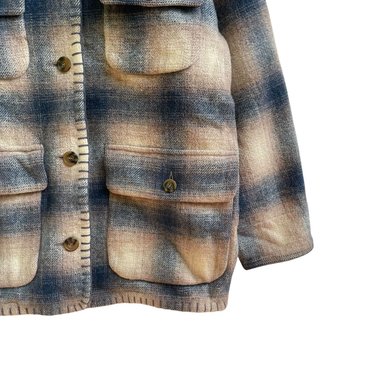 Woolrich Woolen Mills 💥Miss Creek Four Pocket Outdoor Clothes Shadow Plaid Warm Size M / US 6-8 / IT 42-44 - 5 Thumbnail