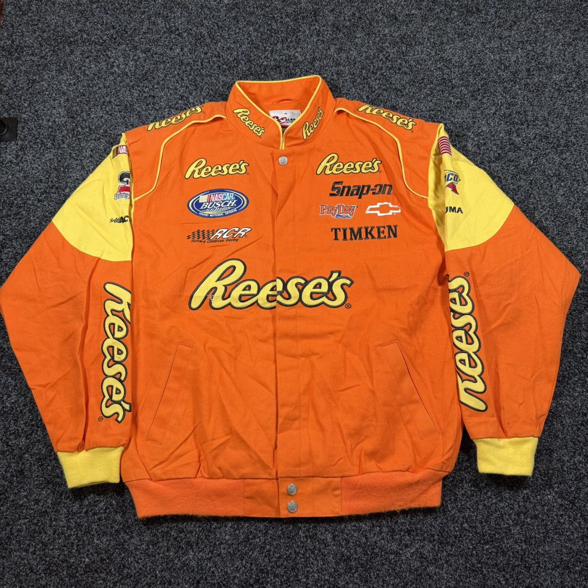 Chase Authentics Vintage Kevin Harvick Chase Authentics NASCAR Reeses Jacket Size US XL / EU 56 / 4 - 1 Thumbnail