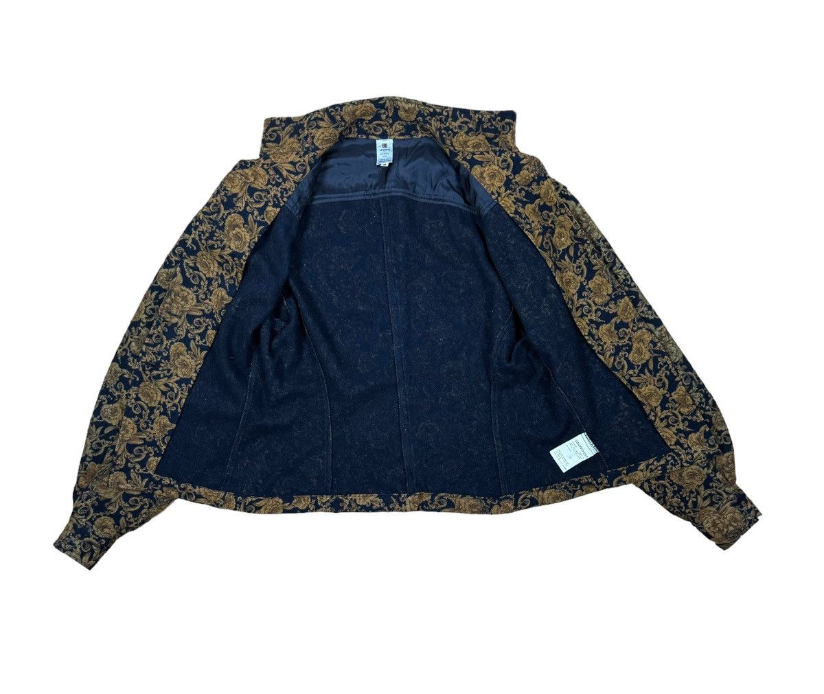 Ungaro Paris × Vintage Ungaro Paris Floral Printed Bomber Jacket Vintage size 44 Size M / US 6-8 / IT 42-44 - 12 Thumbnail