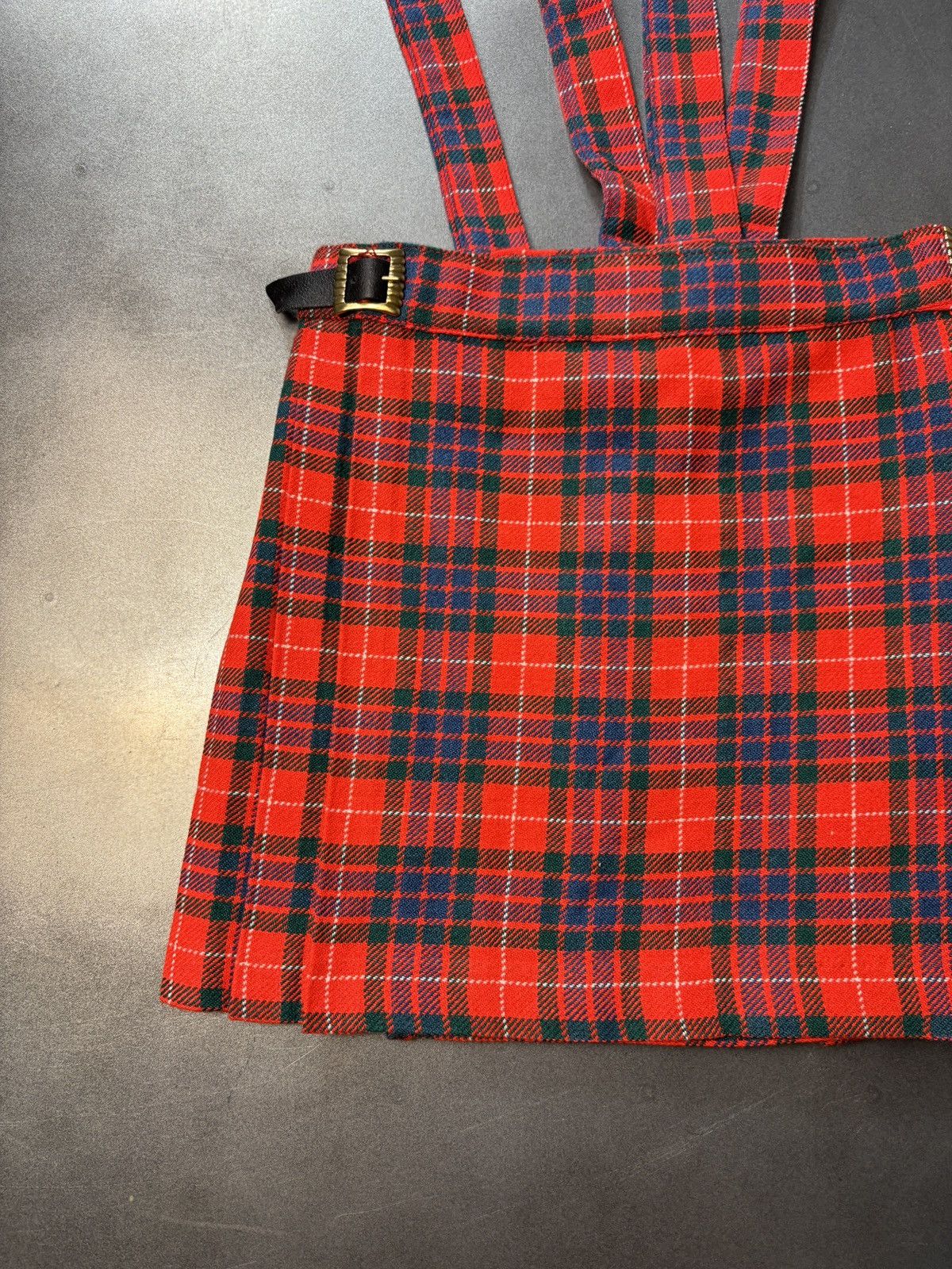 Eaton × Vintage True Vintage Pleated Mini Skirt School Uniform 1950s 1960s Size 22" - 12 Thumbnail