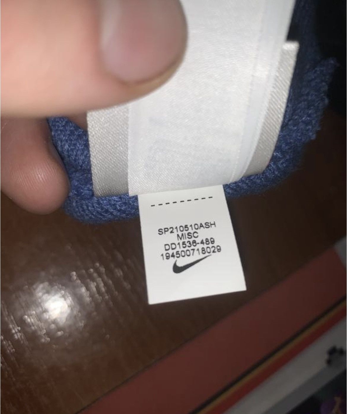 Nike × Supreme Nike x Supreme Blue Beanie Hat Size ONE SIZE - 8 Thumbnail