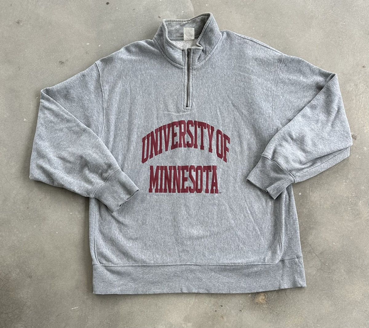 GU GU UNIVERSITY OF MINNESOTA MIDZIPPER SEEATSHIRT Size US M / EU 48-50 / 2 - 1 Thumbnail