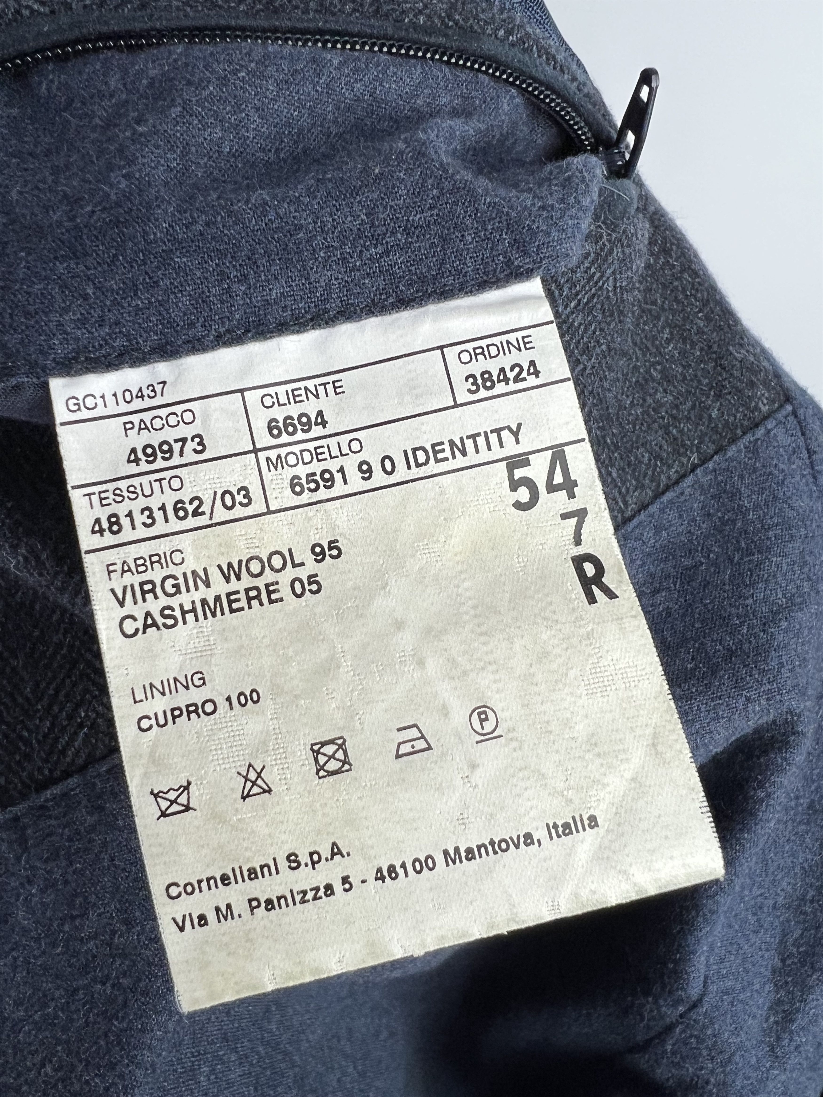 Corneliani Corneliani ID Herringbone Wool Cashmere Blazer 54R Size 54R - 14 Thumbnail
