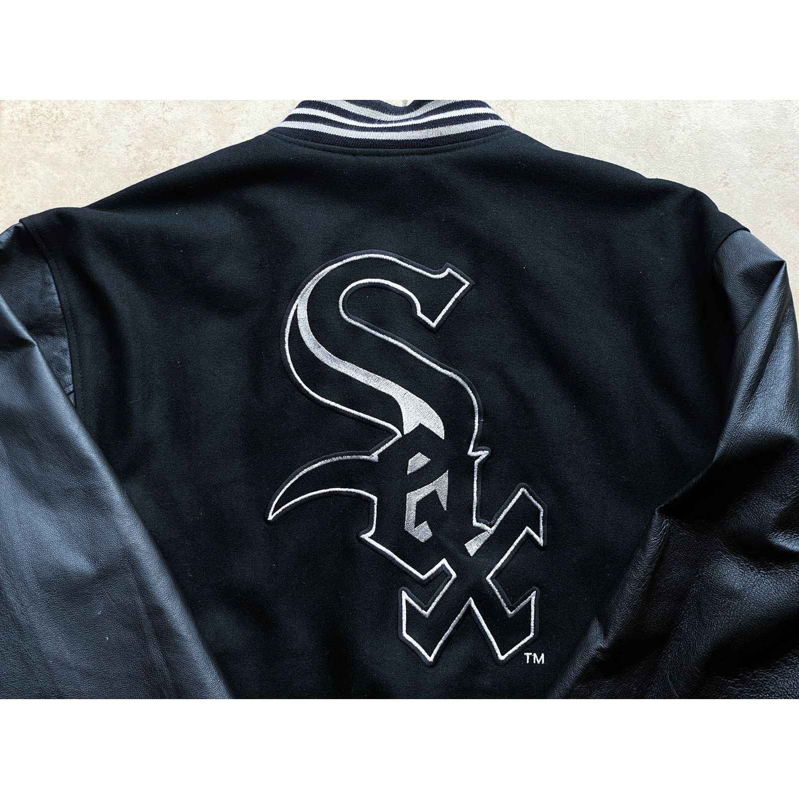 Jeff Hamilton × Starter Chicago White Sox 90s JEFF HAMILTON bomber L black MLB vtg Size US L / EU 52-54 / 3 - 5 Thumbnail