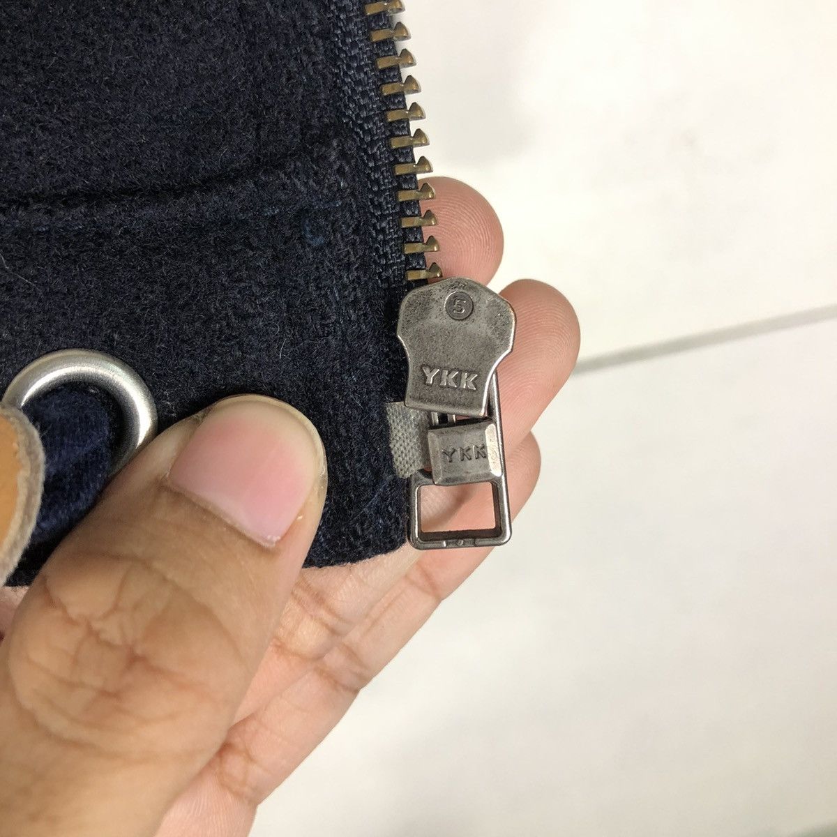 Japanese Brand 📌VINTAGE WOOL BIKER JACKET AUGMENT JAPAN ISSEY MIYAKE Size US S / EU 44-46 / 1 - 18 Thumbnail