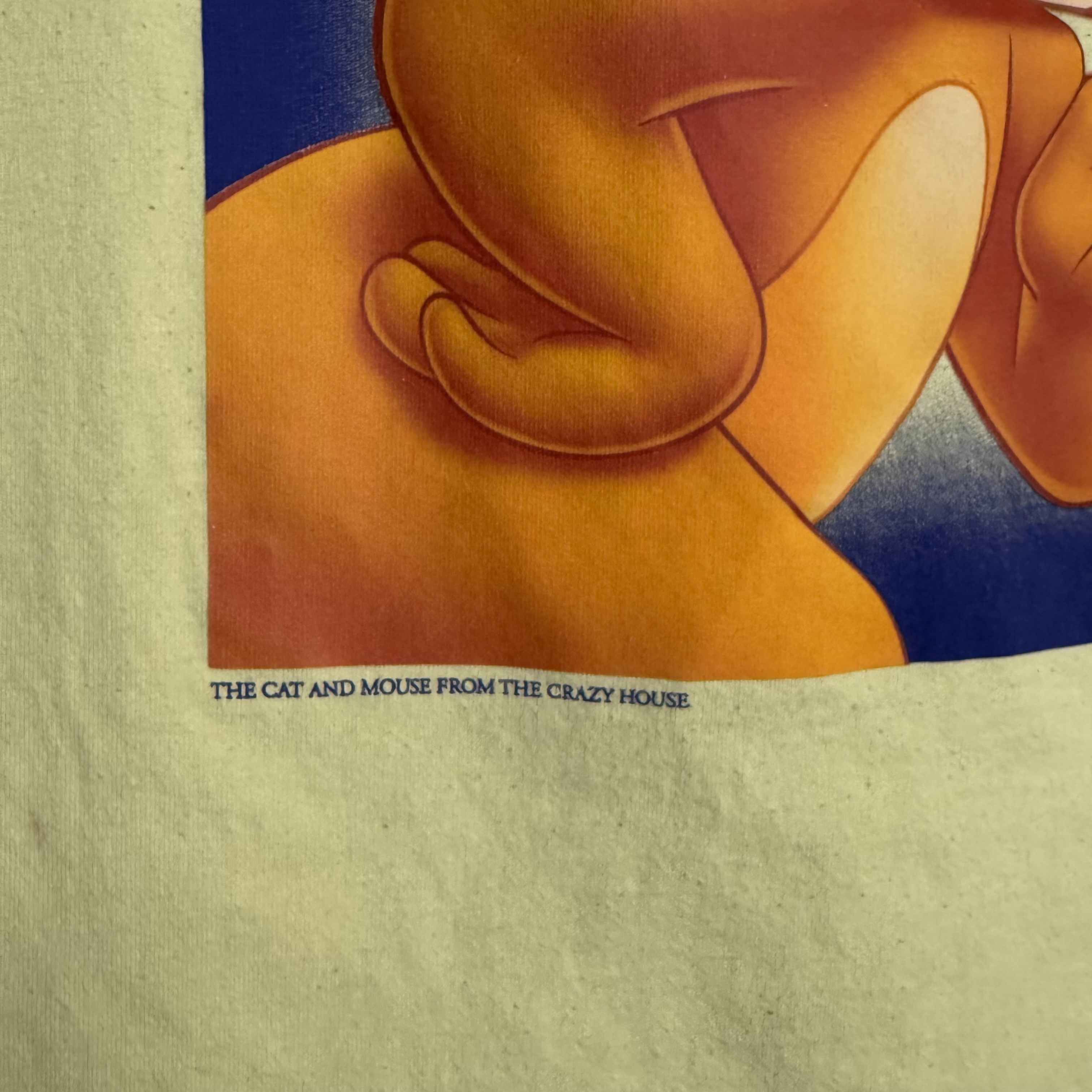Cartoon Network 🔥RARE🔥Sequenz x Tom and Jerry Spellout T-shirt Size US XL / EU 56 / 4 - 3 Thumbnail