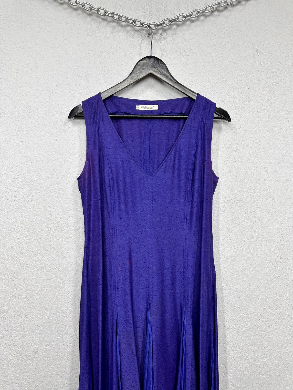Christian Dior Monsieur OMG😻 Vintage Dress 80s Christian Dior COODONNES Viscose Size M / US 6-8 / IT 42-44 - 4 Thumbnail