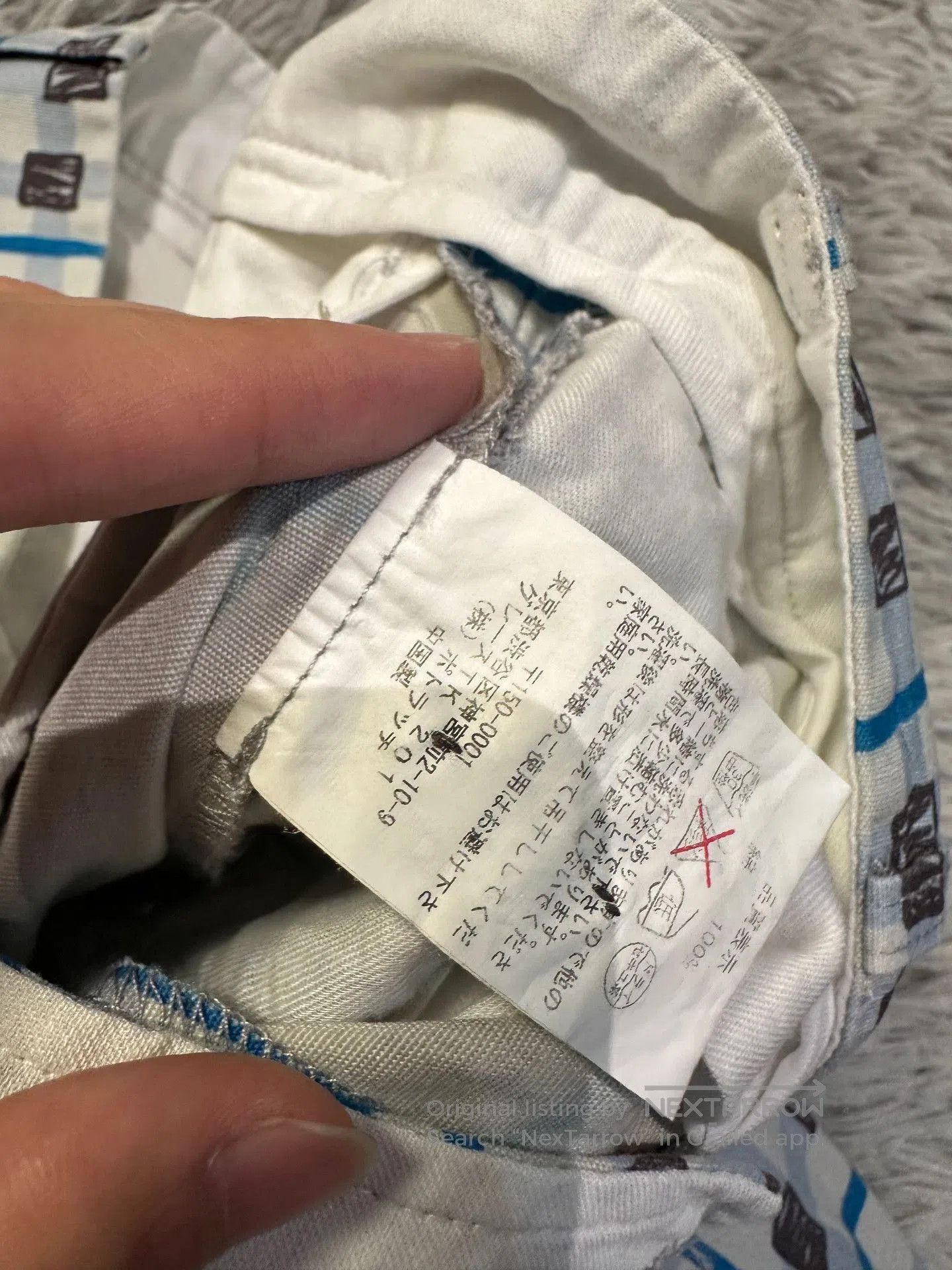 Cav Empt C.E/CAVEMPT Blue White Plaid Shorts. Size US 30 / EU 46 - 5 Thumbnail