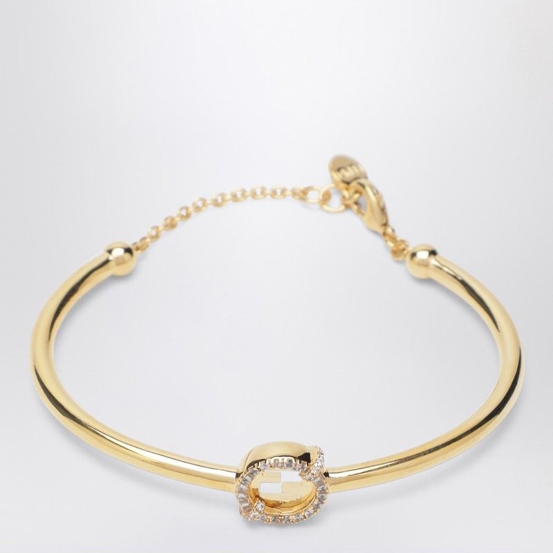 Fendi Fendi Gold-Coloured Everround Bracelet Size ONE SIZE - 1 Thumbnail