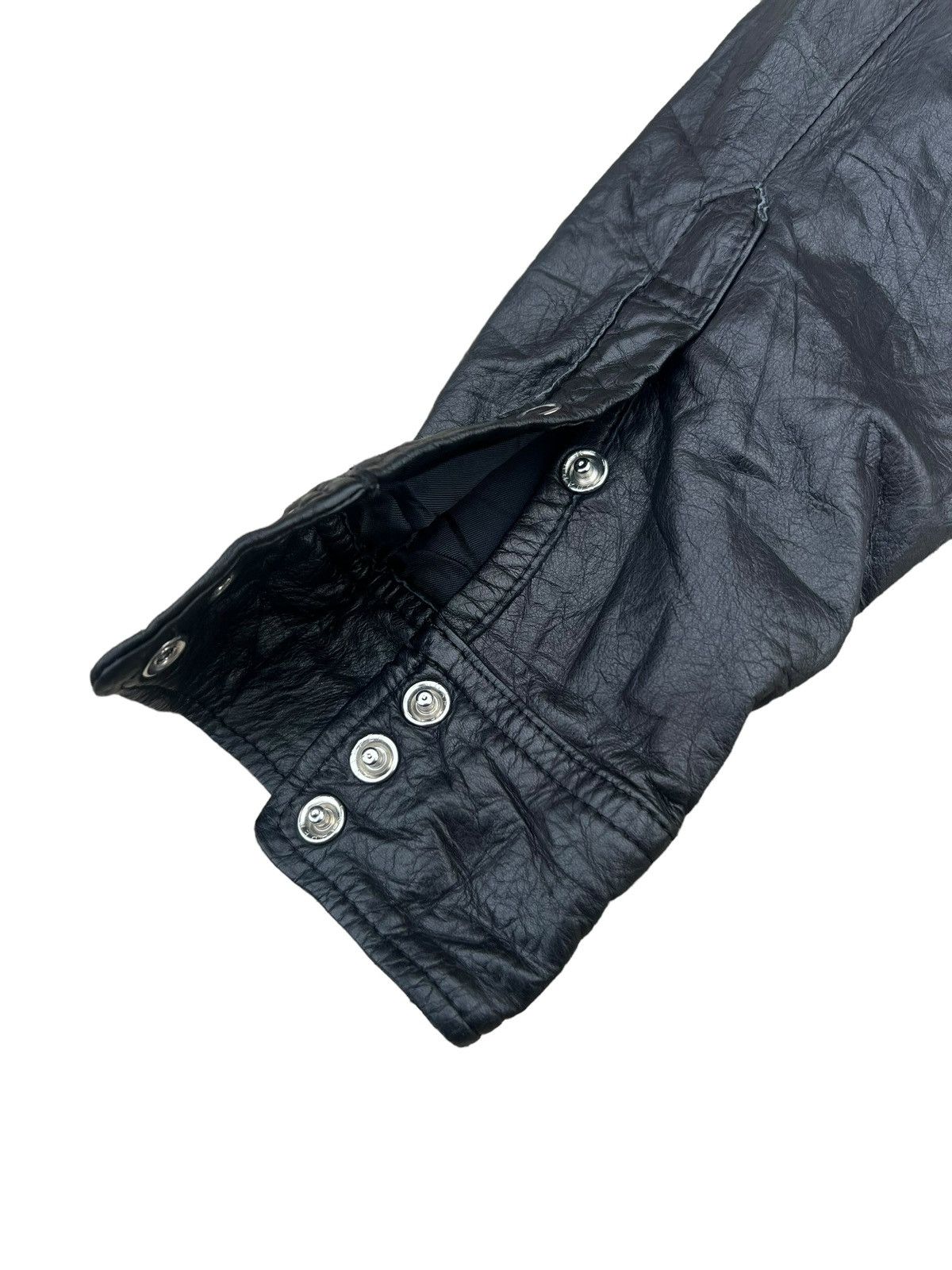 Leather Vintage Freedom Japan Black Cow Leather Western Shirt Size US M / EU 48-50 / 2 - 16 Thumbnail