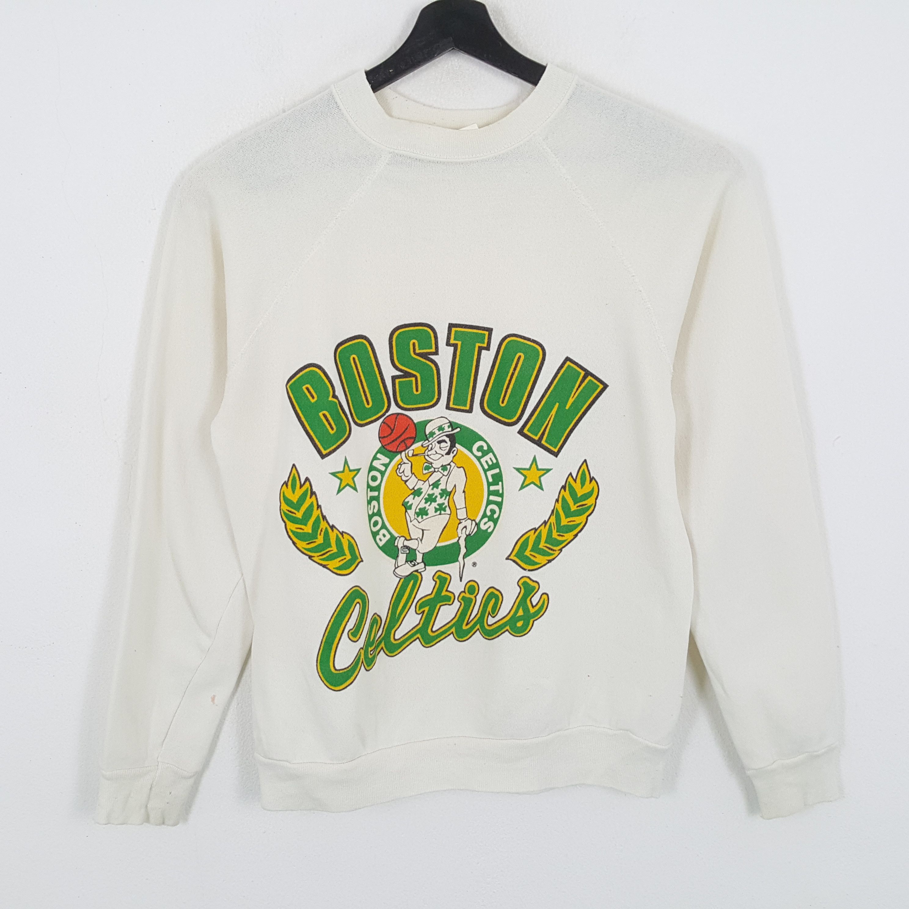 NBA × Vintage BOSTON CELTICS Basketball Team Vintage Sweatshirt Size US S / EU 44-46 / 1 - 1 Thumbnail