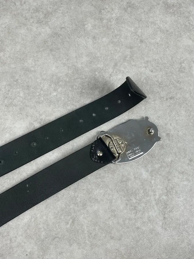 Dsquared2 Dsquared2 Lord Black Leather Cowboy Logo Belt Size ONE SIZE - 4 Thumbnail