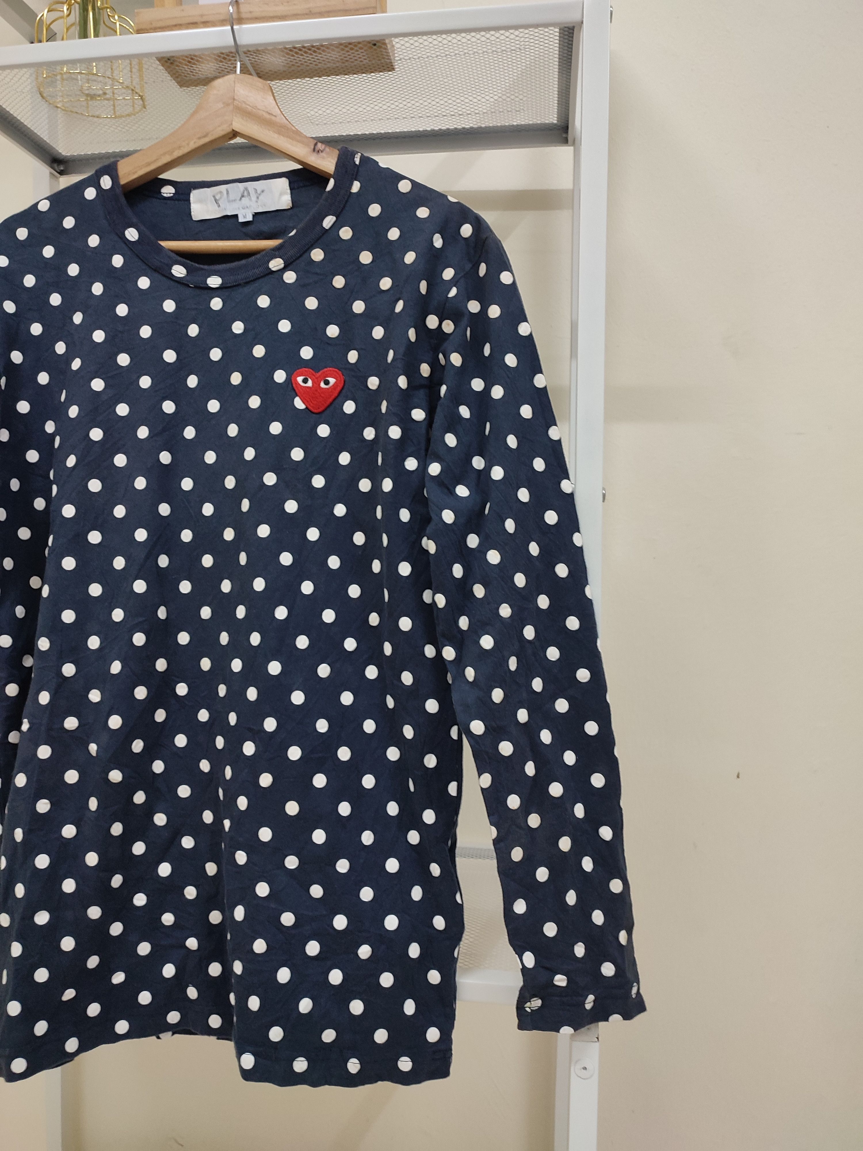 Comme des Garcons CDG COMME DES GARÇONS POLKA DOT LONG SLEEVE Size US M / EU 48-50 / 2 - 4 Thumbnail