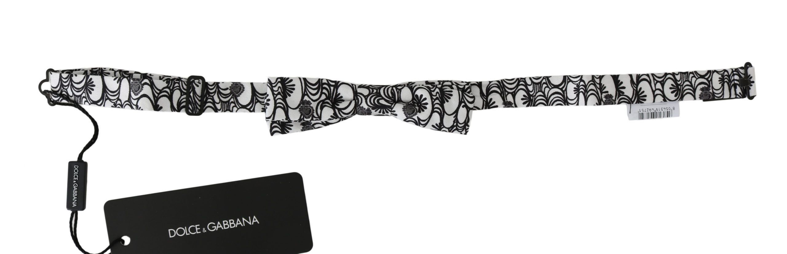 Dolce & Gabbana Exquisite Silk Bow Tie with Men's Pattern Size ONE SIZE - 1 Thumbnail