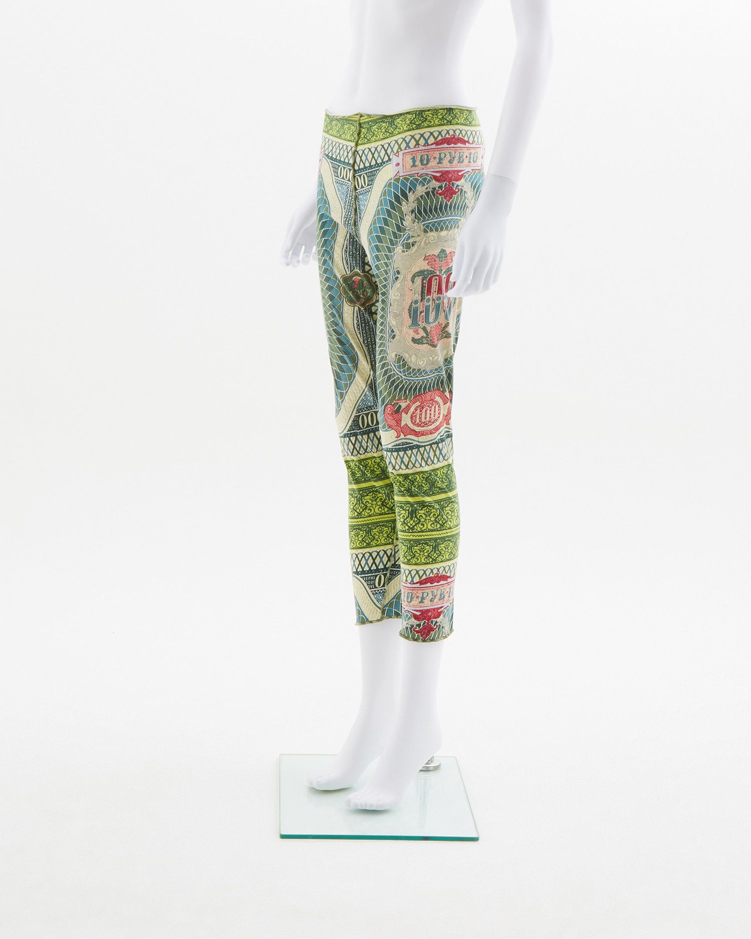 Jean Paul Gaultier S/S 1994 “Les Tatouages” baroque sculptures money dollar set Size M / US 6-8 / IT 42-44 - 6 Thumbnail