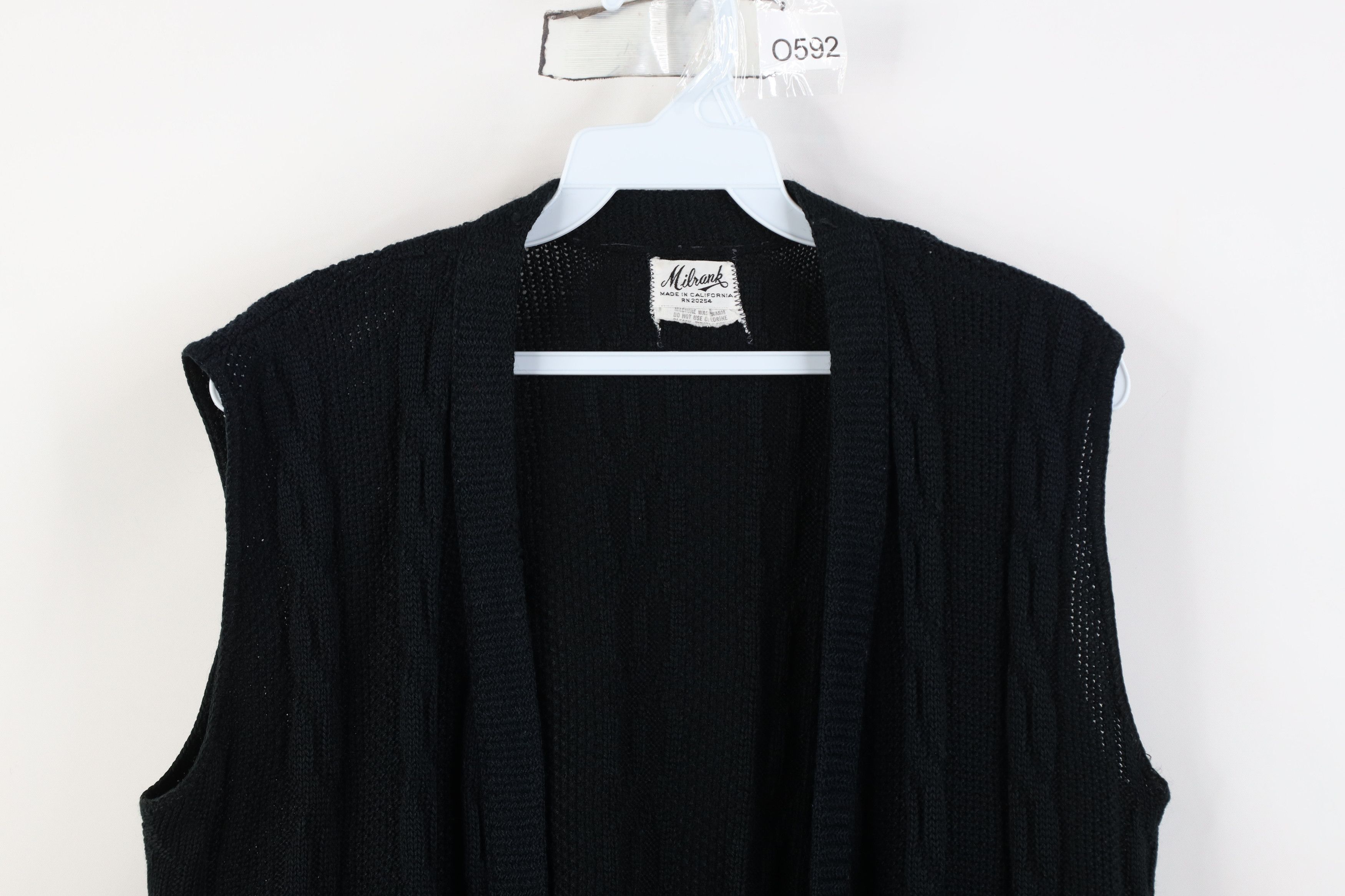 Vintage Vintage 60s 70s Streetwear Cable Knit Cardigan Sweater USA Size M / US 6-8 / IT 42-44 - 2 Thumbnail