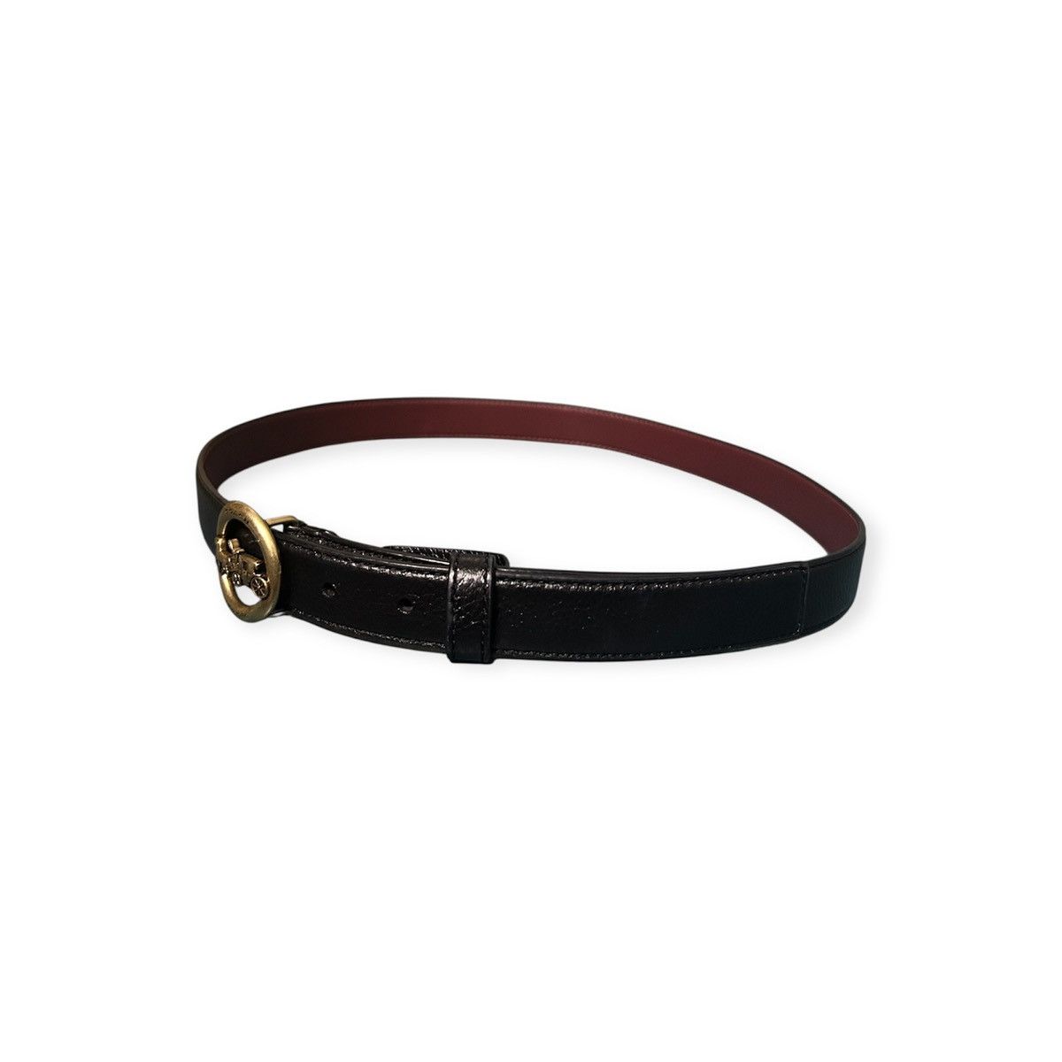 Coach Coach Horse And Carriage Leather Belt Size ONE SIZE - 3 Thumbnail