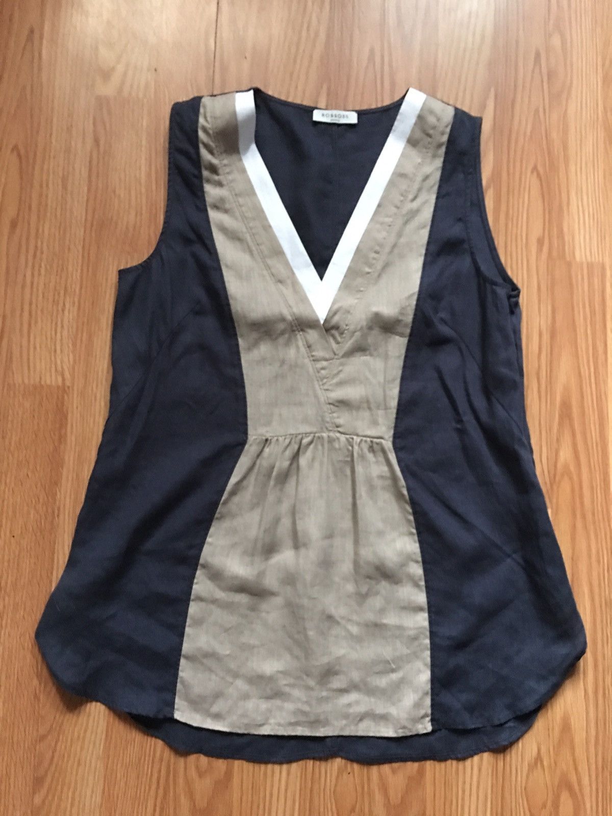 Other ROSSO35 Genova Linen Blouse Sleeveless Size IT 42 Size M / US 6-8 / IT 42-44 - 6 Thumbnail