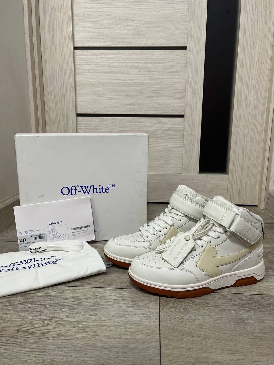 Off-White Off White Out Off Office High Top Size US 7 / EU 40 - 1 Thumbnail