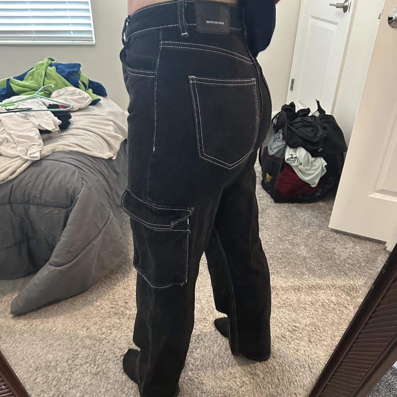 Bershka Bershka Black Pocket Denim Size 28" / US 6 / IT 42 - 5 Thumbnail
