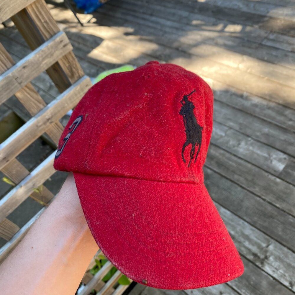 Polo Ralph Lauren Vintage Wool Polo Ralph Lauren Embroidered Hat Baseball Cap Size ONE SIZE - 3 Thumbnail