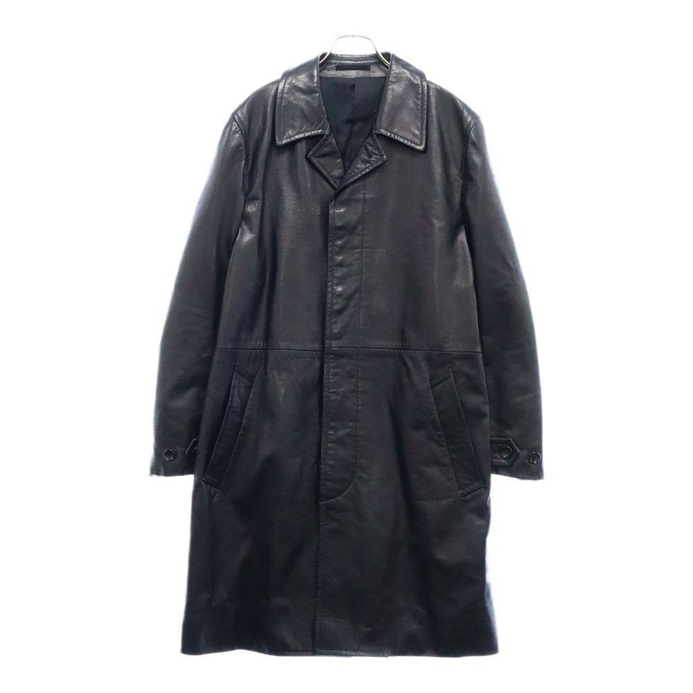 Comme des Garcons Homme Plus AD2001 Long Leather Jacket Size US L / EU 52-54 / 3 - 1 Thumbnail