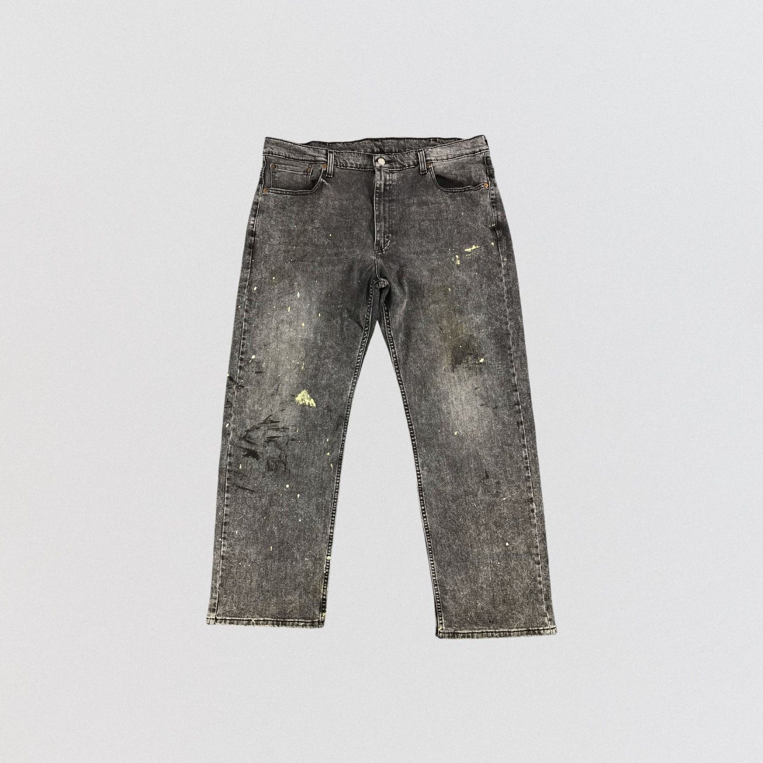 Levi's × Vintage Vintage Levis 569 Faded Black Jeans-JM1712 Size US 41 - 1 Thumbnail