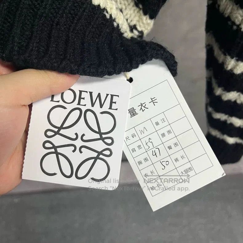 Loewe Loewe Black White Stripe Turtleneck Sweater . Size US M / EU 48-50 / 2 - 5 Thumbnail