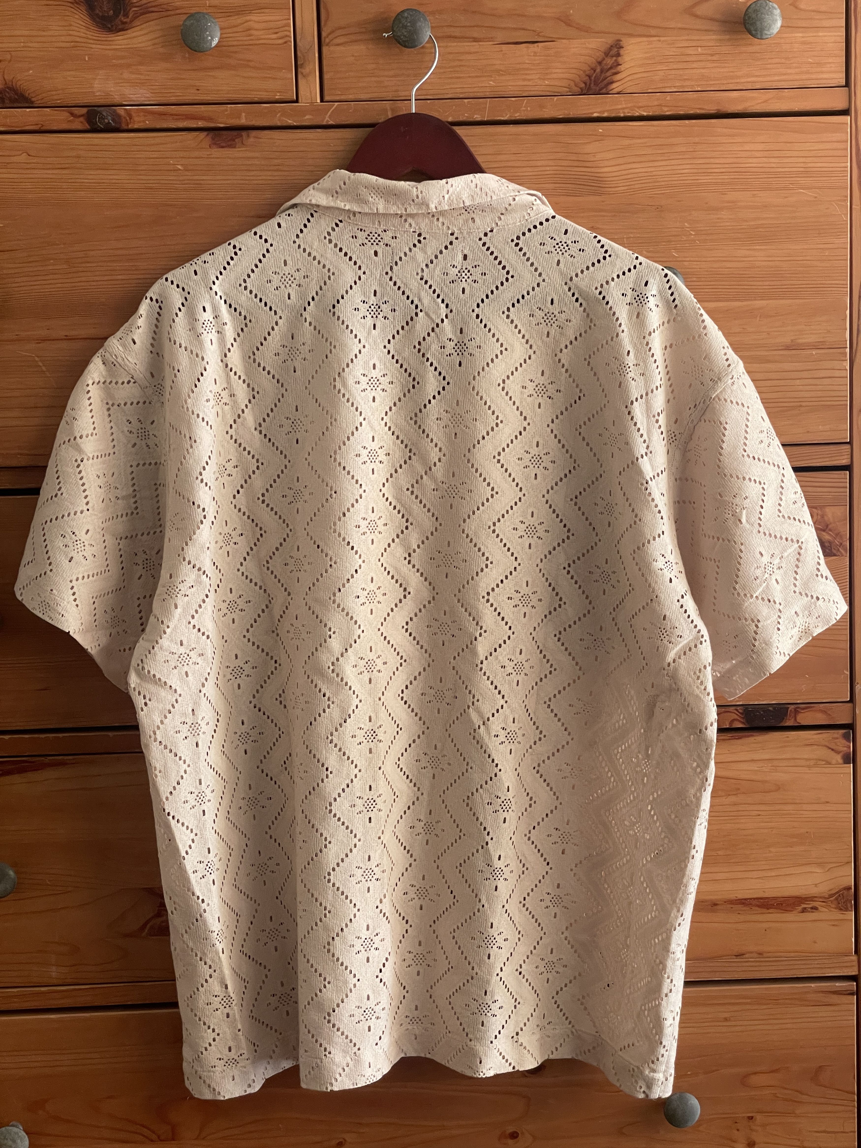 Ronning Ronning Lace Shirt Stone Size US XL / EU 56 / 4 - 7 Thumbnail
