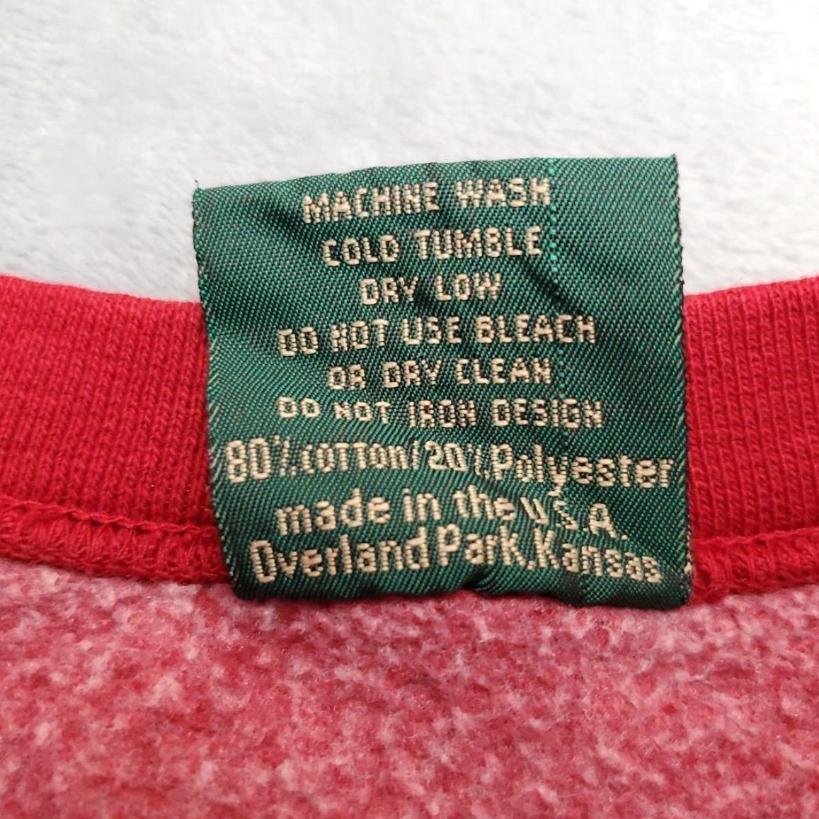 Vintage VTG Camp David Sweatshirt XL Truman Library Oversize Crewneck Y2K 90s Pullover Mens Red Cotton Blend Fleece Solid Crew Neck Vintage Size US XL / EU 56 / 4 - 6 Thumbnail