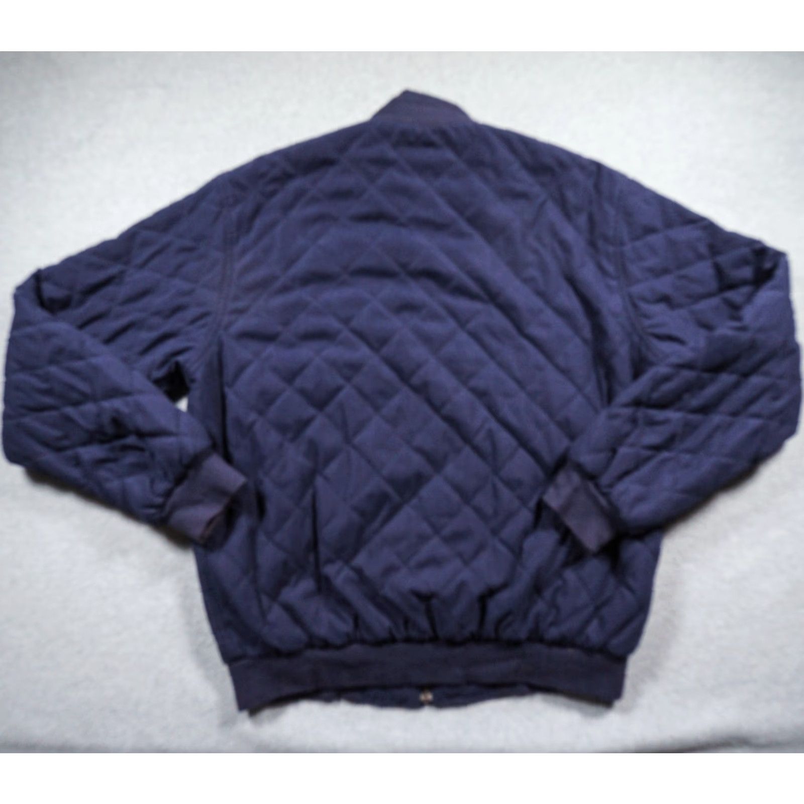 Vintage VINTAGE Polo Golf Jacket Mens Medium Blue Quilted Full Zip Bomber Jacket - Polo Golf Full Zip, Bomber, Quilted, Blue, Vintage, Mens, Medium, Jacket Size US M / EU 48-50 / 2 - 5 Thumbnail
