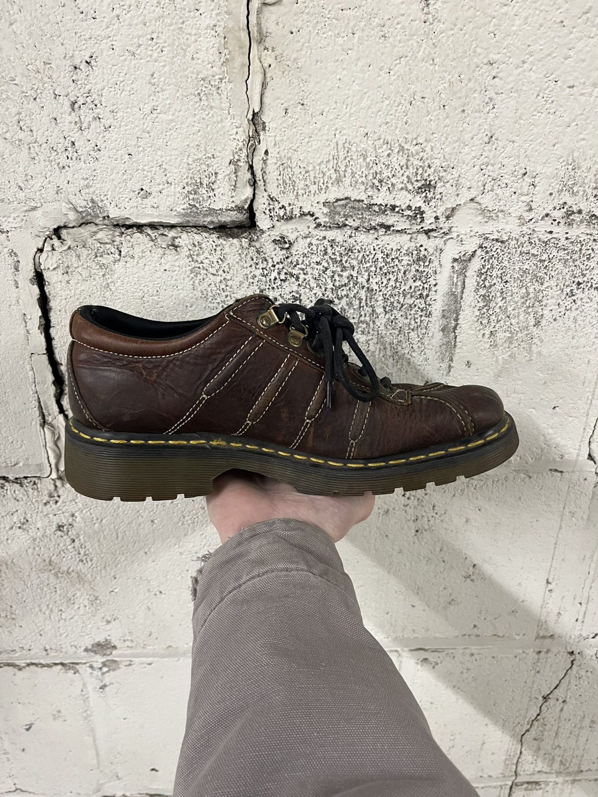 Dr. Martens Dr.marten vintage leather boots rare 90s streetwear preppy Size US 10 / EU 43 - 4 Thumbnail